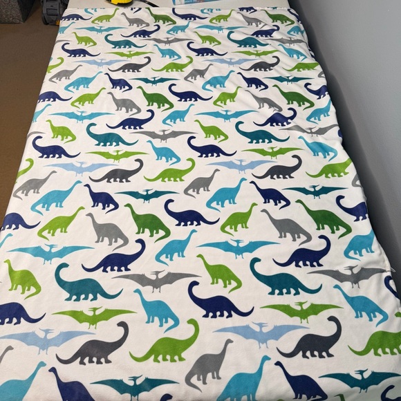 YNM Other - Dinosaur Print Soft Minky Weighted Blanket Duvet Cover - Multicolor